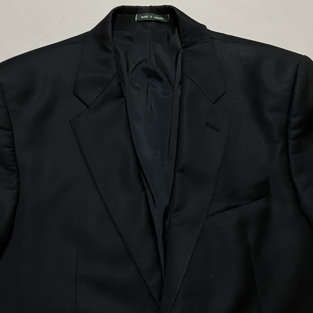 42L‎ Lauren Ralph Lauren Men's Wool Sport Coat Blazer Jacket Navy EUC